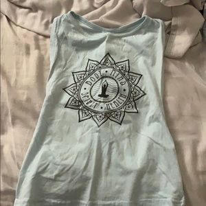Open back yoga tank